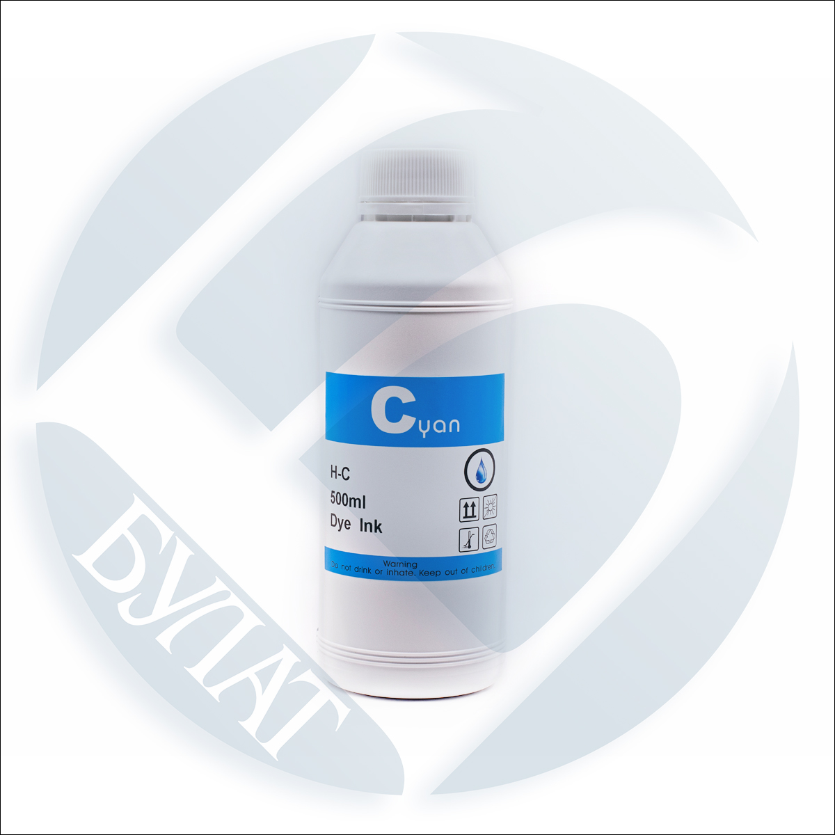 Чернила HP Universal Cyan банка (500мл) dye