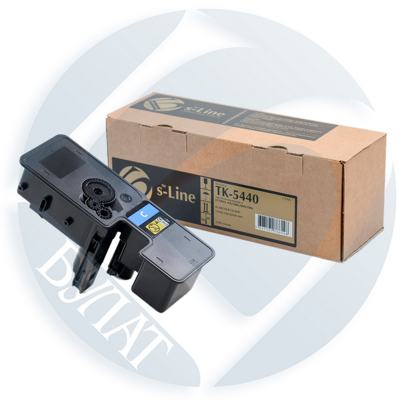 Тонер-картридж Kyocera ECOSYS PA2100cx/MA2100cfx TK-5440 (2.2k) Cyan БУЛАТ s-Line