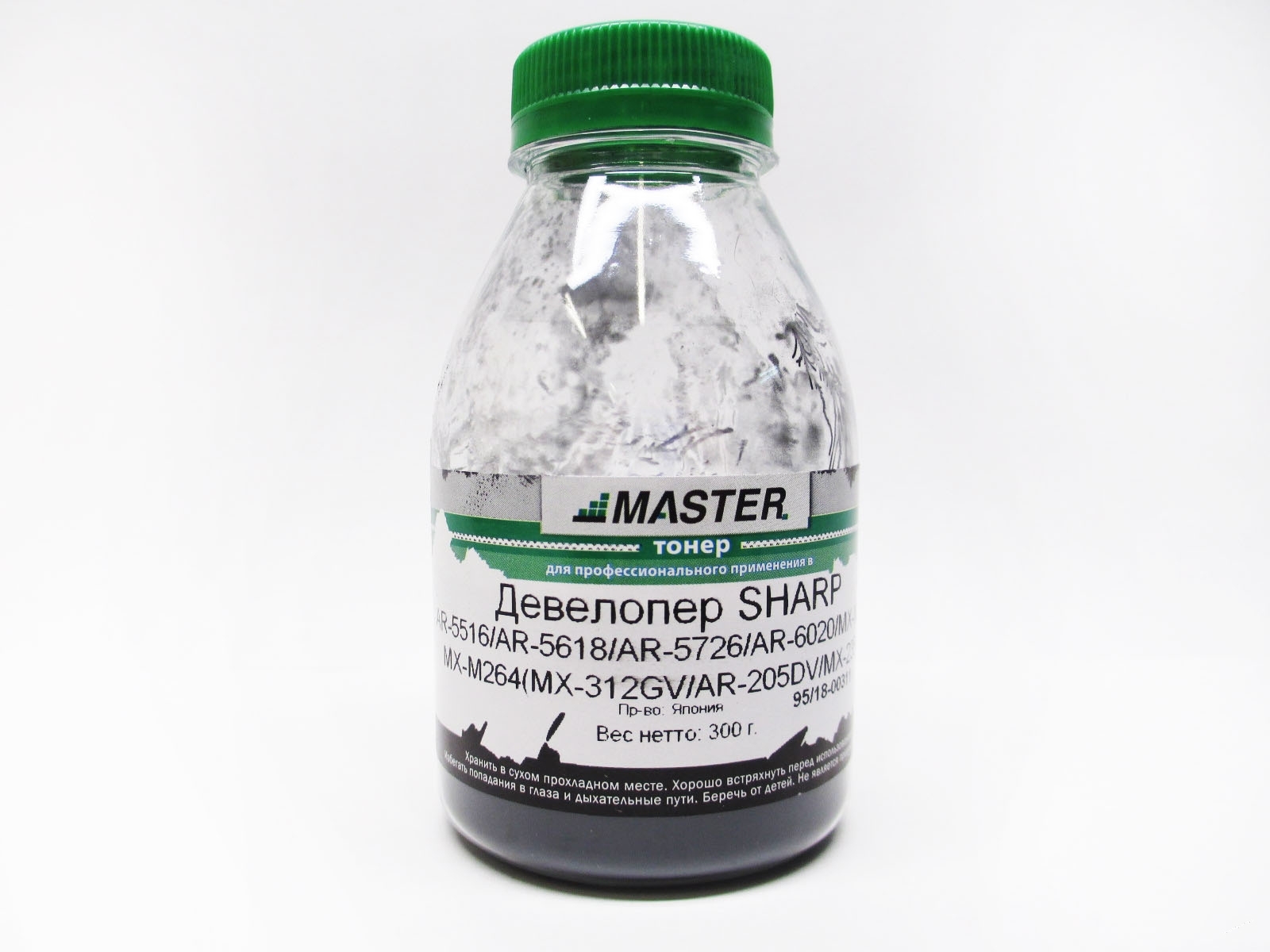 Девелопер Sharp AR-5516 AR-5618 AR-5726 AR-6020 MX-M202 MX-M264 ( MX-312GV AR-205DV MX-235GV ), 300г/банка, ЯПОНИЯ