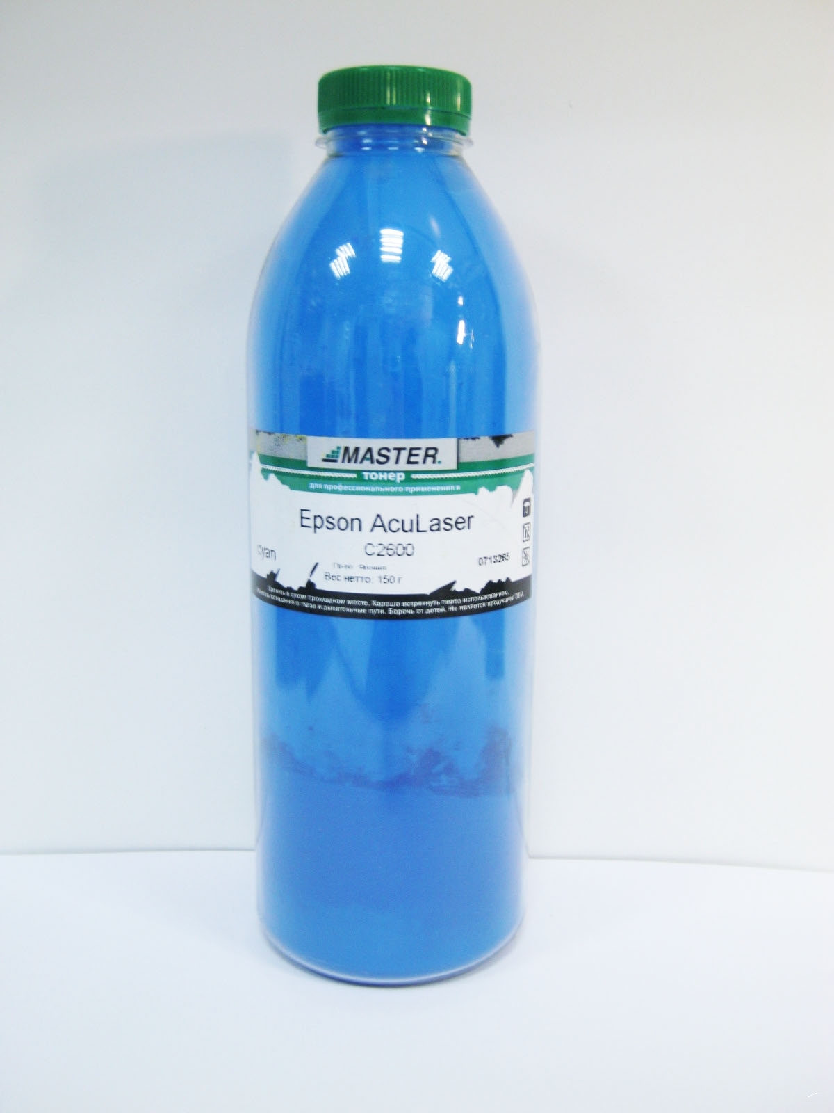 Тонер Epson AcuLaser C1900 C900 C2600 C4000 Xerox Phaser 6120 6115, cyan, 150г/банка Япония