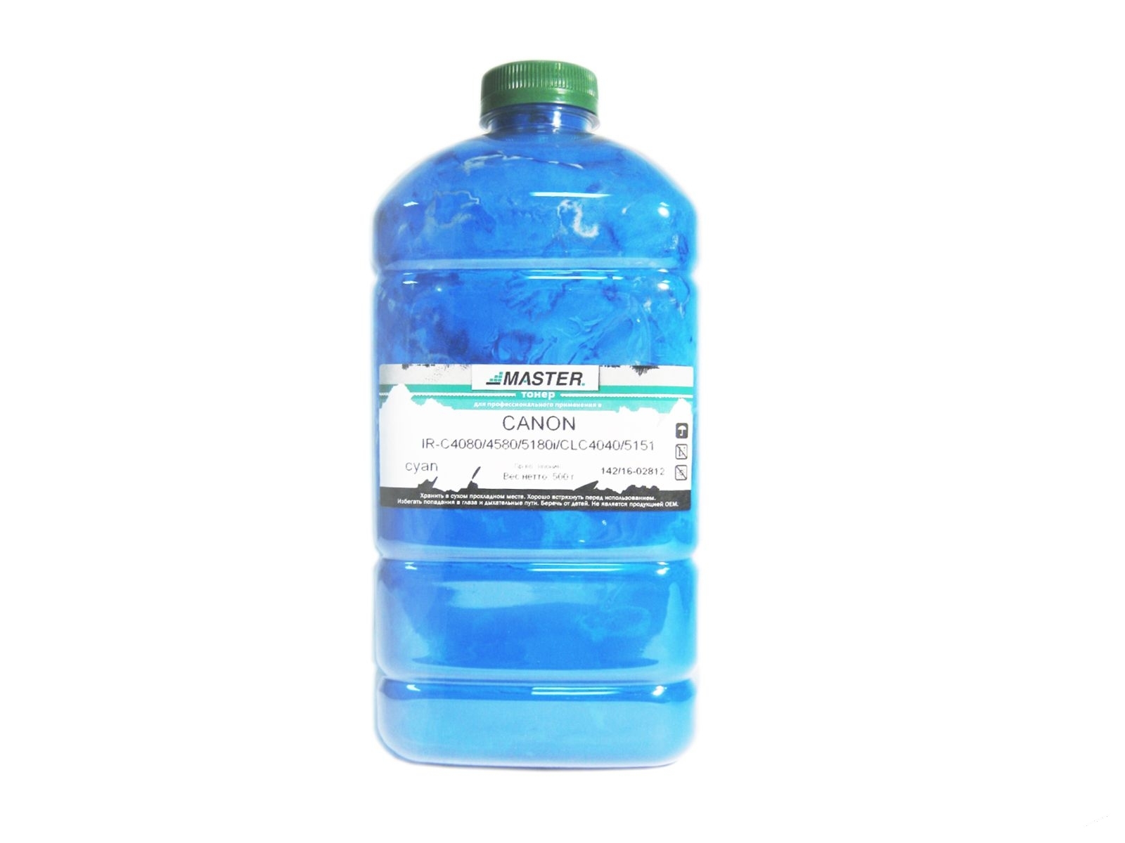 Тонер Canon IR-C4080 IR-C4580 IR-C5180i CLC-4040 CLC-5151 C-EXV17 GPR-21 C-EXV16 cyan, 500г/канистра, 30K Япония