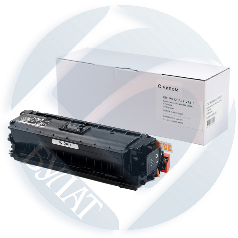 Тонер-картридж HP Color LJ M554/M578 W2120A (212A) Black (5.5k). 7Q