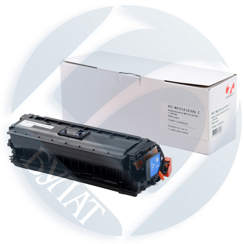 Тонер-картридж HP Color LJ M554/M578 W2121A (212A) Cyan (4.5k). 7Q
