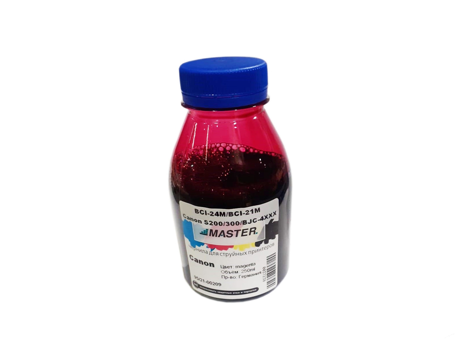 Чернила для Canon BCI-24M/BCI-21M для Canon S200/300/BJC-4XXX, magenta, 250 мл