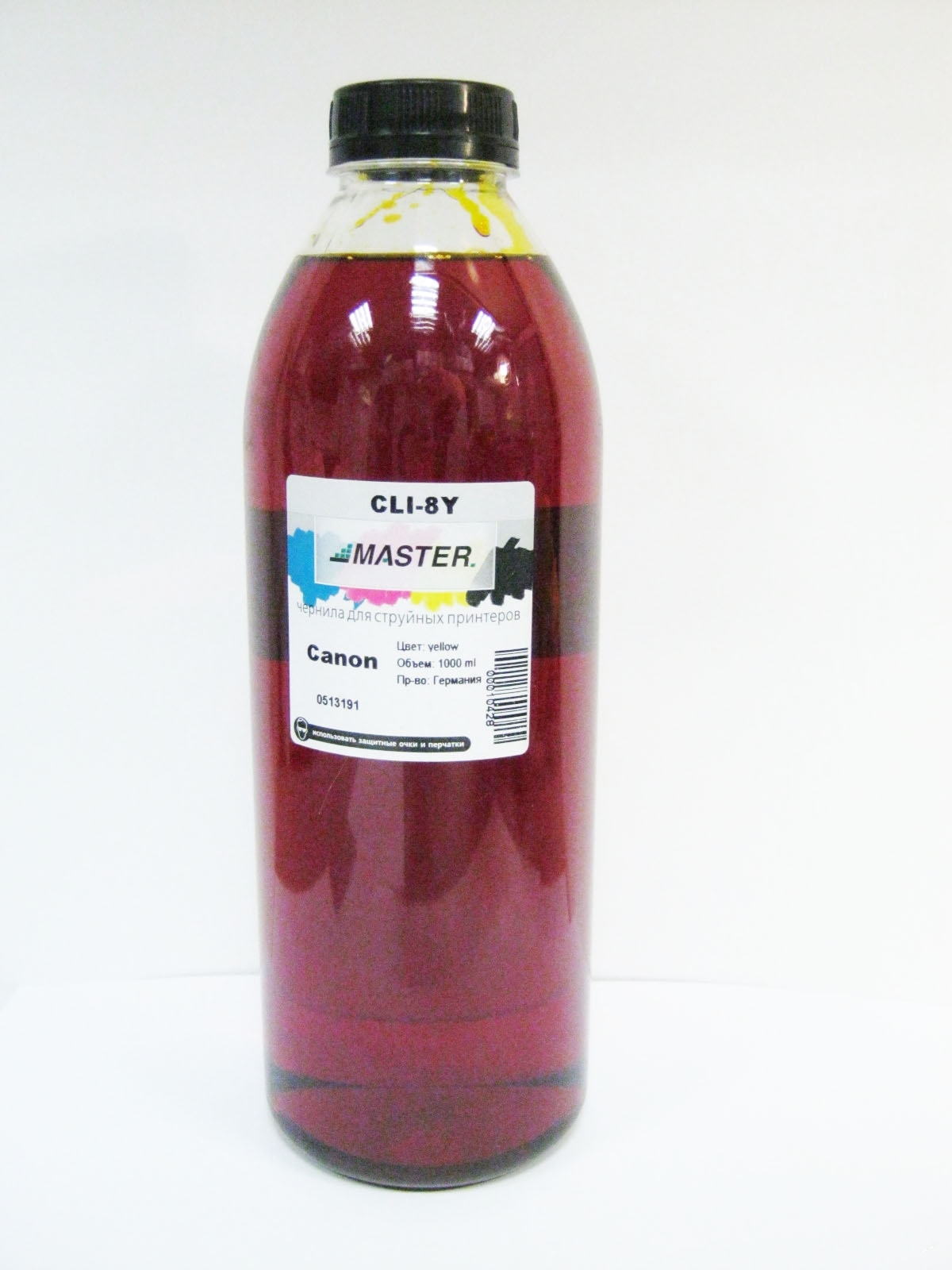 Чернила для Canon CLI-8/BCI-24/BCI-21/BCI-6/BCI-3e, yellow, 1л