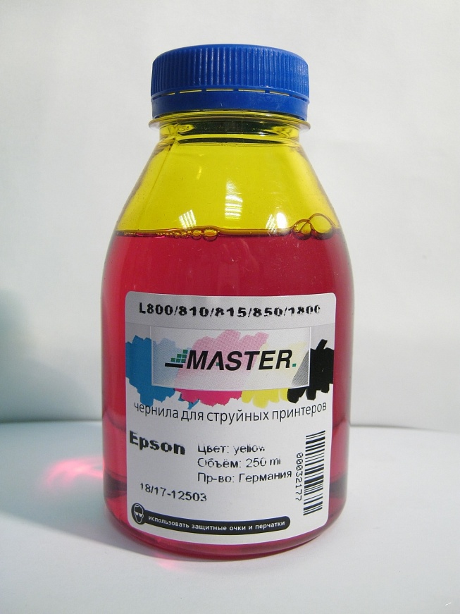 Чернила для Epson L800/810/850/1800 yellow, 250мл