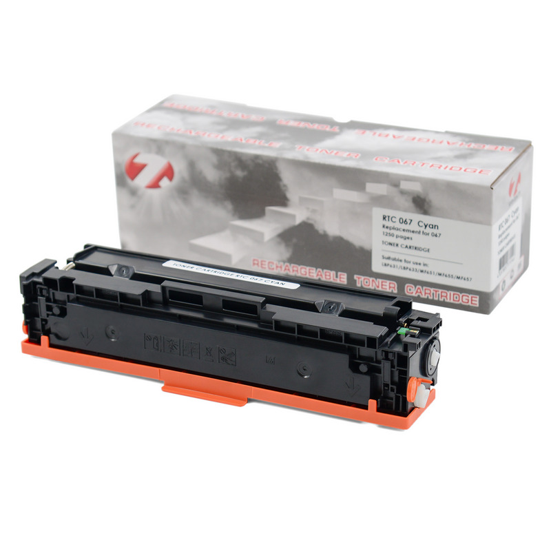 Тонер-картридж Canon LBP-631/MF651 067 Cyan (1.25k). 7Q