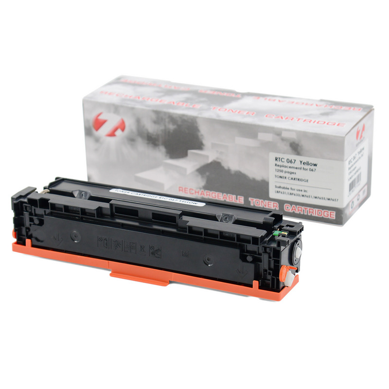 Тонер-картридж Canon LBP-631/MF651 067 Yellow (1.25k). 7Q