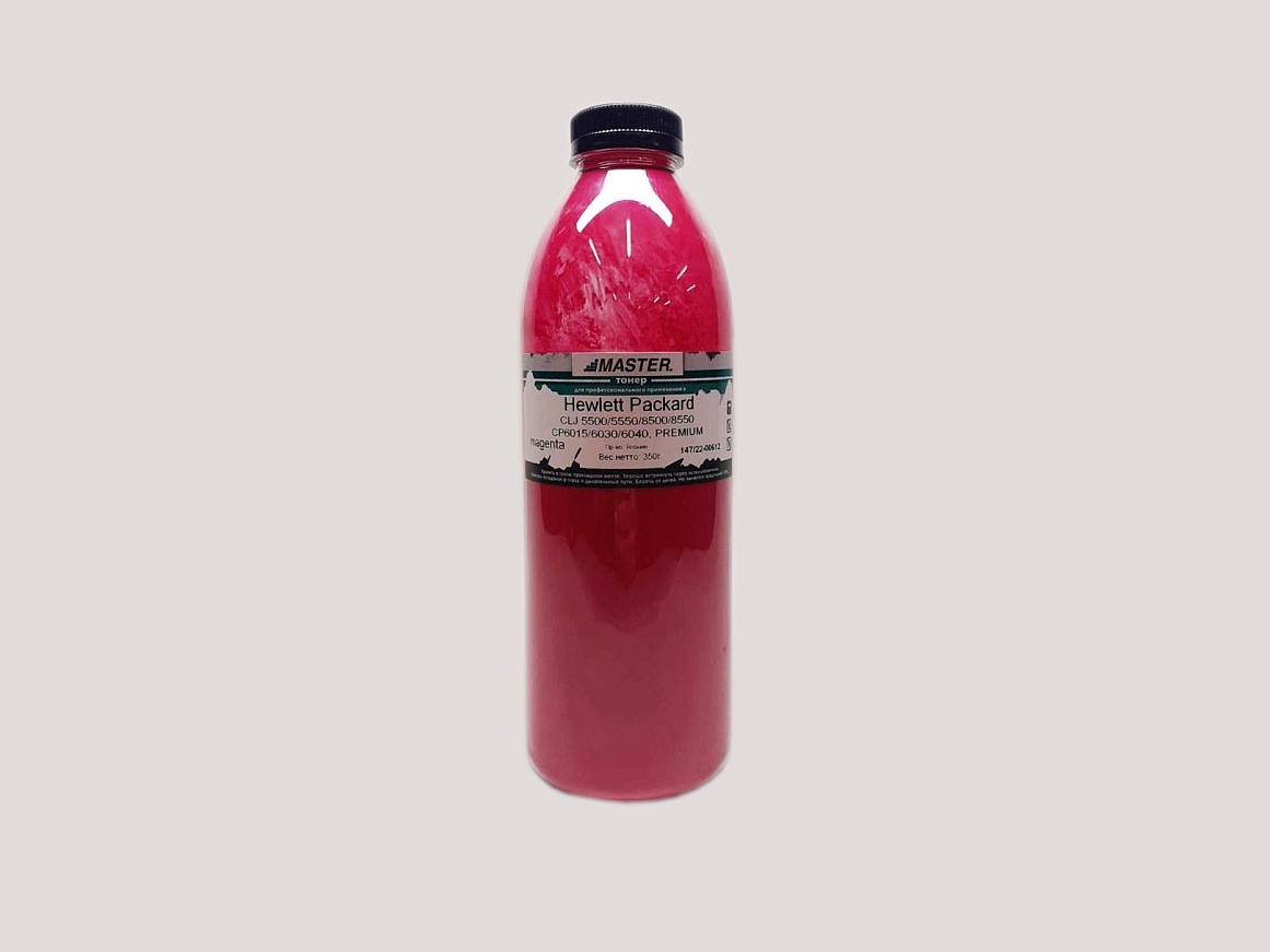 Тонер HP CLJ 5500 5550 8500 8550 CP6015 CP6030 CP6040, PREMIUM magenta, 350г/банка, 12K