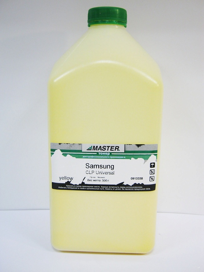 Тонер Samsung CLP Universal,  yellow, 500г/канистра