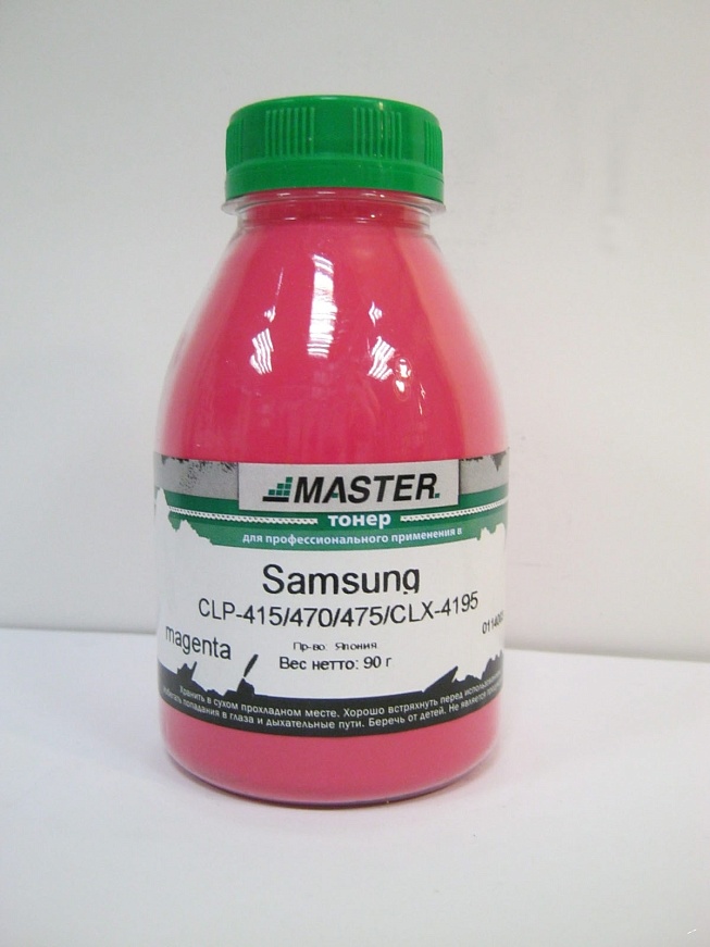 Тонер Samsung CLP-415/470/475/CLX-4195/Xpress C1810W, magenta, 90г/банка, 1.5К