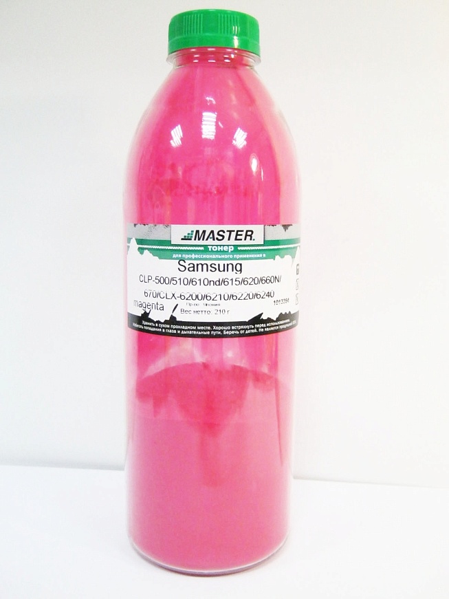 Тонер Samsung CLP-500/510/610nd/615/620/660N/670/CLX-6200/6210/6220/6240/Xerox Phaser 6100, magenta, 210г/банка, 5К