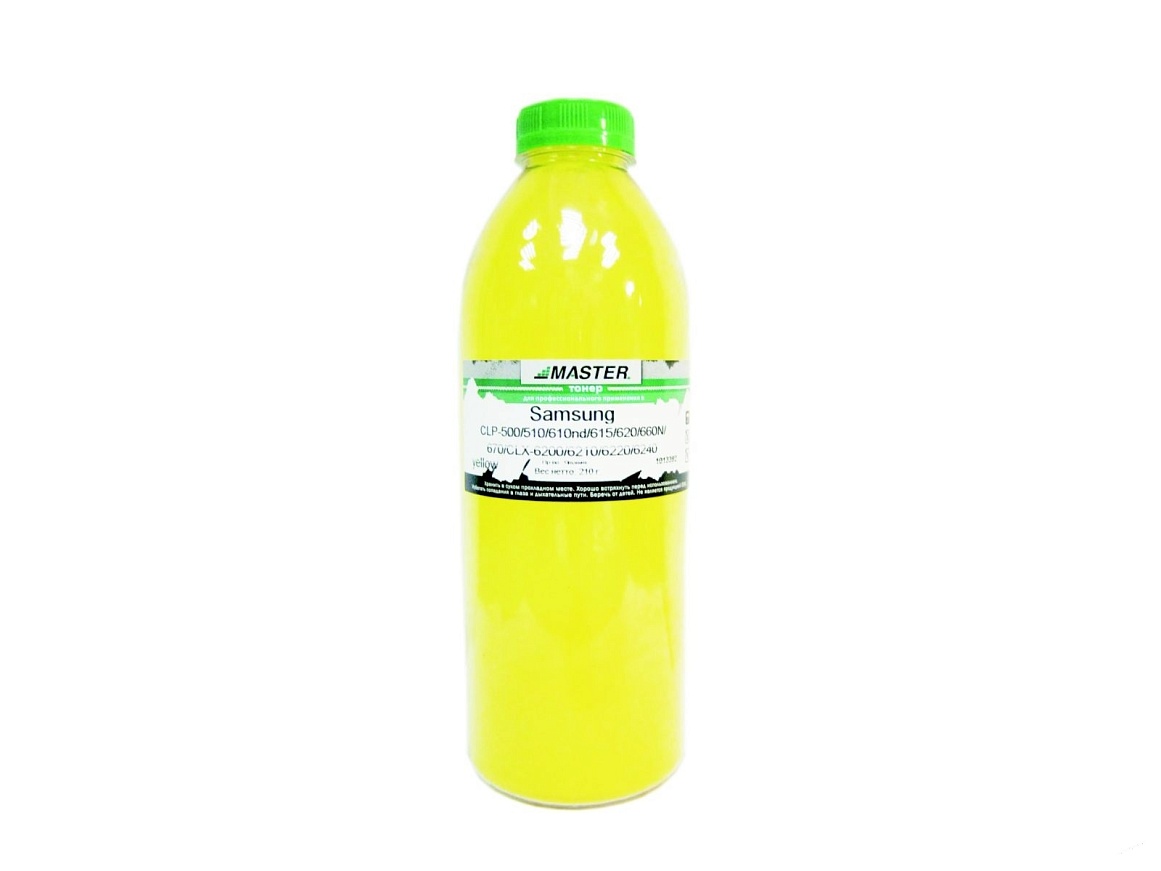 Тонер Samsung CLP-500 CLP-510 CLP-610nd CLP-615 CLP-620 CLP-660N CLP-670 CLX-6200 CLX-6210 CLX-6220 CLX-6240 Xerox Phaser 6100, ellow, 210г/банка, 5К