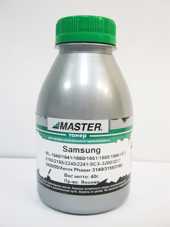 Тонер Samsung ML-1640/1641/1660/1661/1665/1666/1671/2160/2165/2240/2241/SCX-3200/3217/3400/3405/Xerox Phaser 3140/3155/3160,  40г/банка, 1,5К