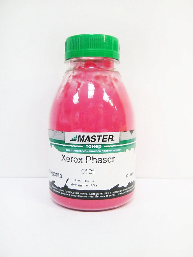 Тонер Xerox Phaser 6121, magenta, 80г/банка