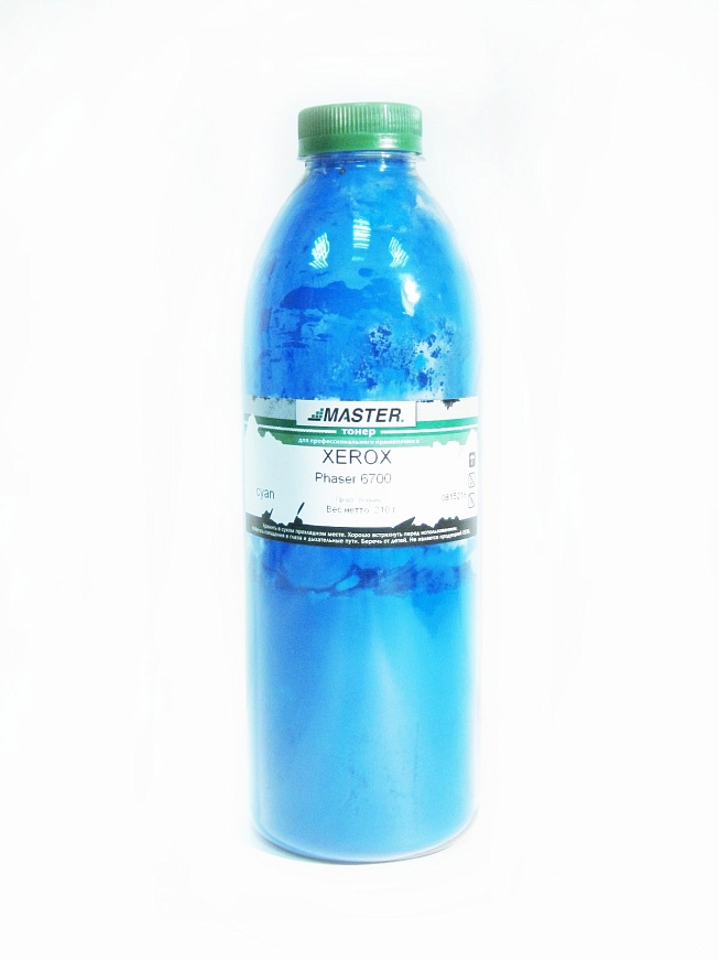 Тонер Xerox Phaser 6700, cyan, 210г/банка, 12K