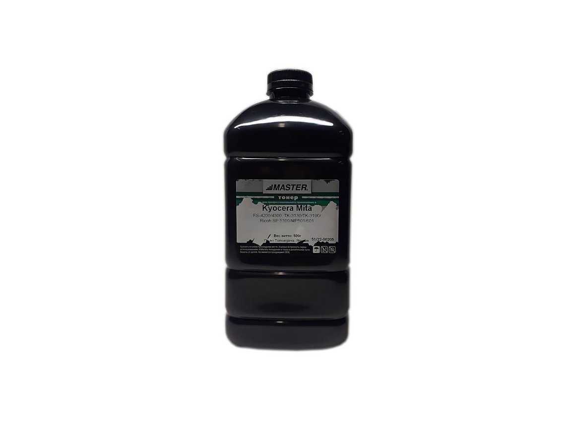 Тонер Kyocera Mita FS-4200/4300, TK-3130/TK-3190/Ricoh SP 5300/MP501/601,  Tomoegawa, 500г/канистра, 25K
