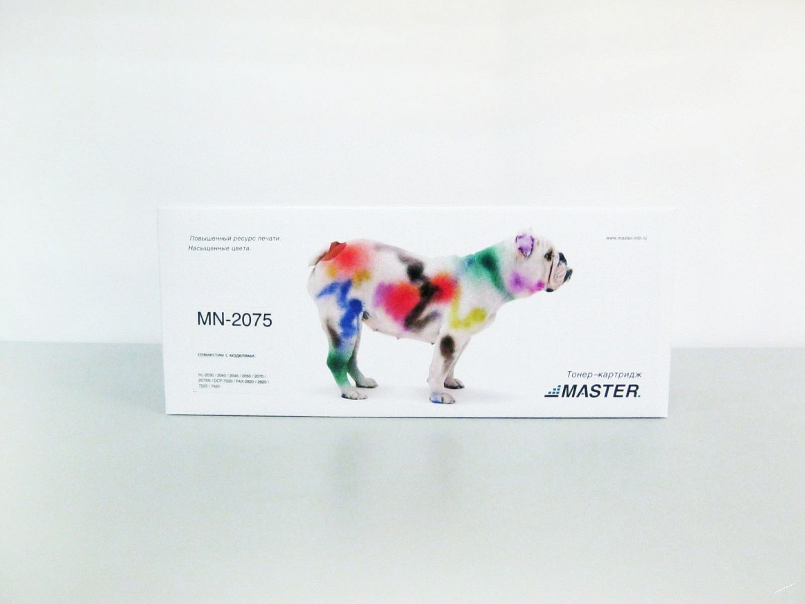 Картридж Brother TN-2075 для HL-2030 HL-2040 HL-2045 HL-2050 HL-2070 HL-2075N DCP-7020 FAX-2820 FAX-2920 FAX-7225 FAX-7420, 2.5K