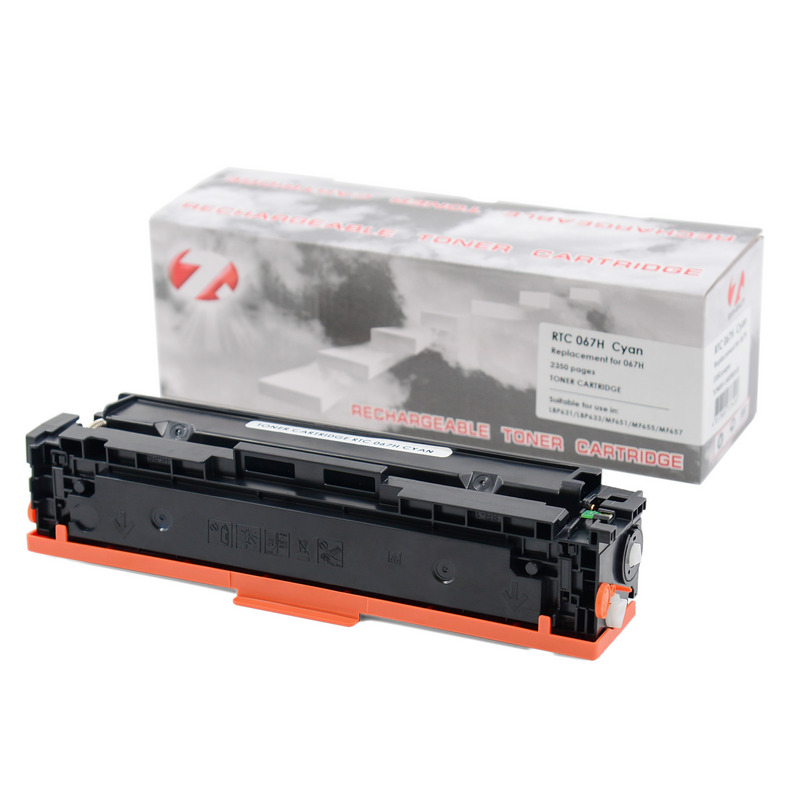 Тонер-картридж Canon LBP-631/MF651 067H Cyan (2.35k). 7Q