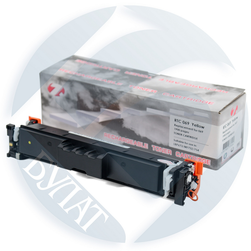 Тонер-картридж Canon LBP-673/MF752 069 Yellow (1.9k). 7Q