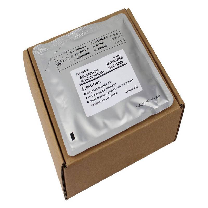 Девелопер для KONICA MINOLTA Bizhub C224 C284 C364 C454 C554 C287 Black, 210г/пак, 590000 стр.,