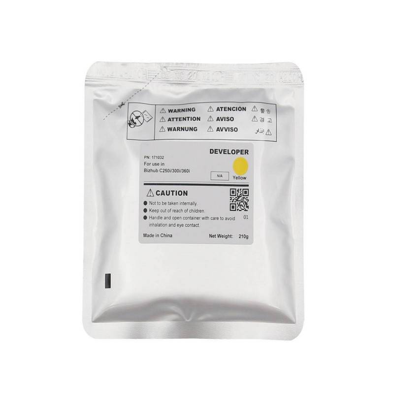 Девелопер для KONICA MINOLTA Bizhub C250i C300i C360i Yellow, 210г, 1000000 стр.,