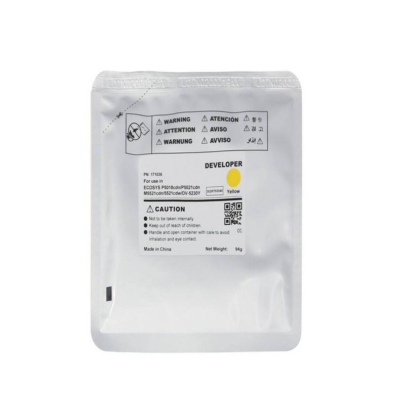 Девелопер DV-5230 Y для KYOCERA ECOSYS M5521cdn P5021cdn M5526cdw Yellow, 94г, 100000 стр.,