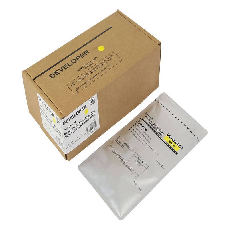 Девелопер для RICOH Aficio MPC2800 MPC3300 MPC2030 MPC2550 MPC2051 MPC2551 Yellow, 215г, 240000 стр.,