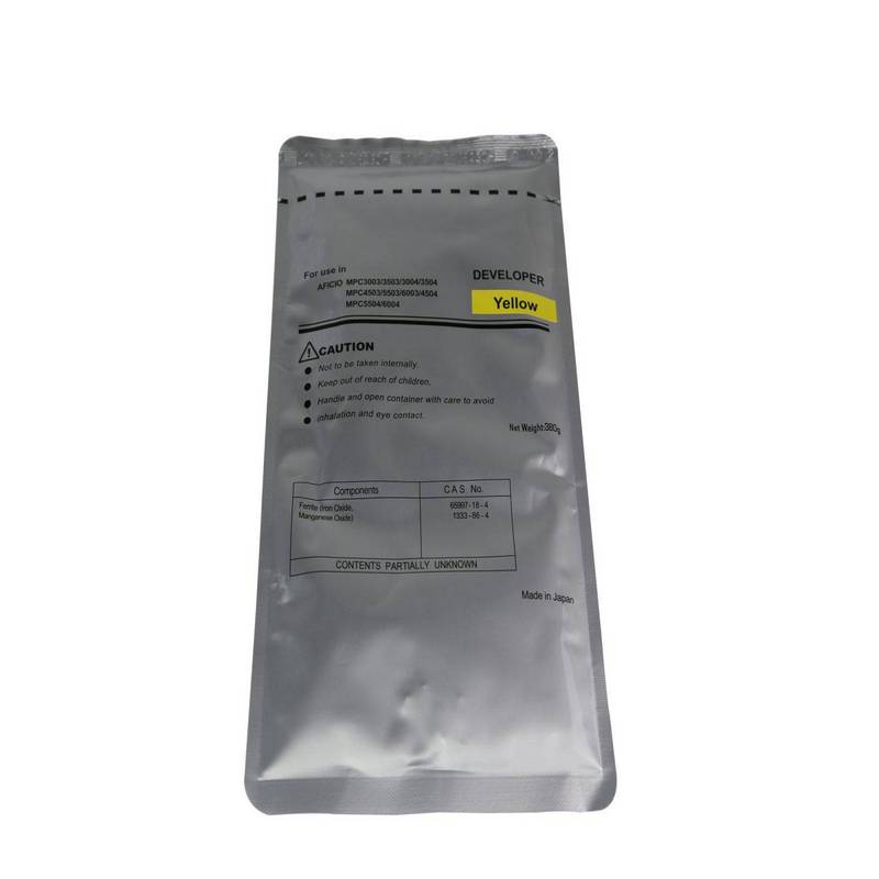 Девелопер для RICOH MPC3003 MPC3503 MPC3504 MPC5503 MPC4504 MPC6004  Yellow, 380г, 160000 стр.,
