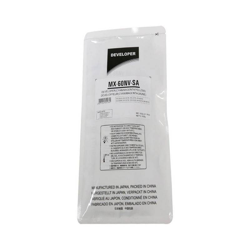 Девелопер MX-60NVSA для SHARP MX-3050N MX-4050N MX-5070N MX-C3081R MX-C5081D  CMY, 600г, 400000 стр.,