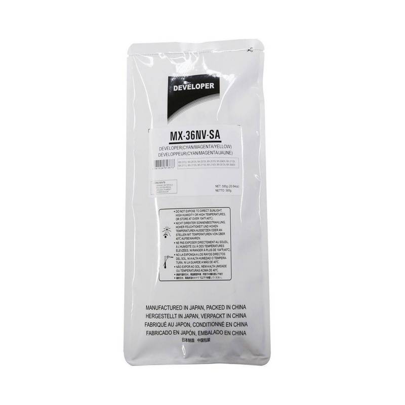 Комплект цветных девелоперов MX-36GVSA для SHARP MX-2310U MX-2610N MX-2640N MX-3115N MX-3610N  CMY, 585г, 60000 стр.,