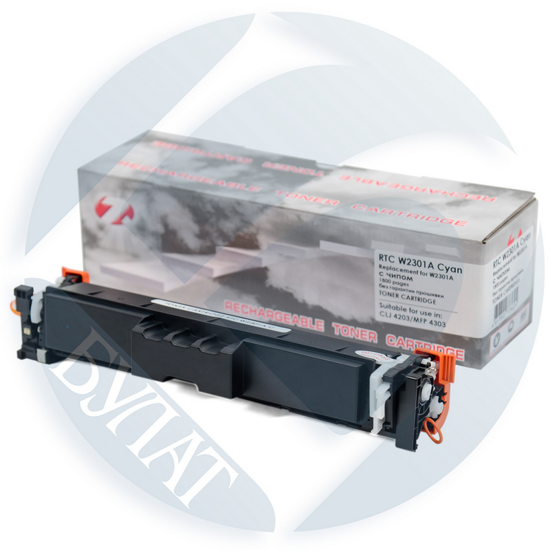 Тонер-картридж HP Color LJ 4203 / 4303 W2301A Cyan (1.8k). 7Q без гарантии прошивки