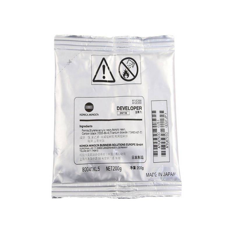 Девелопер DV-116 для KONICA MINOLTA Bizhub 164 184 195 215  170г,