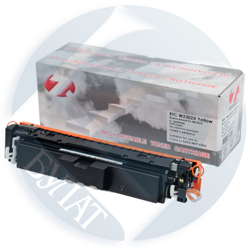 Тонер-картридж HP Color LJ 4203 / 4303 W2302X Yellow (5.5k). 7Q без гарантии прошивки