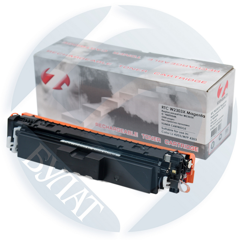 Тонер-картридж HP Color LJ 4203 / 4303 W2303X Magenta (5.5k). 7Q без гарантии прошивки
