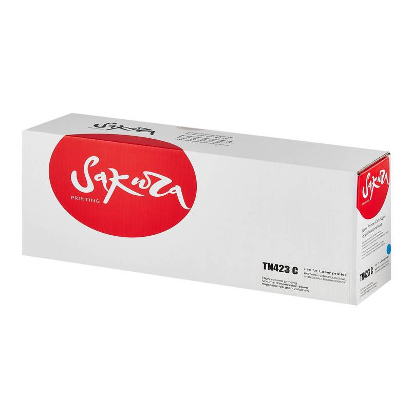 Картридж Sakura TN-423 C для Brother DCP-8400/MFC-8690/HL-8260, голубой, 4000 к.