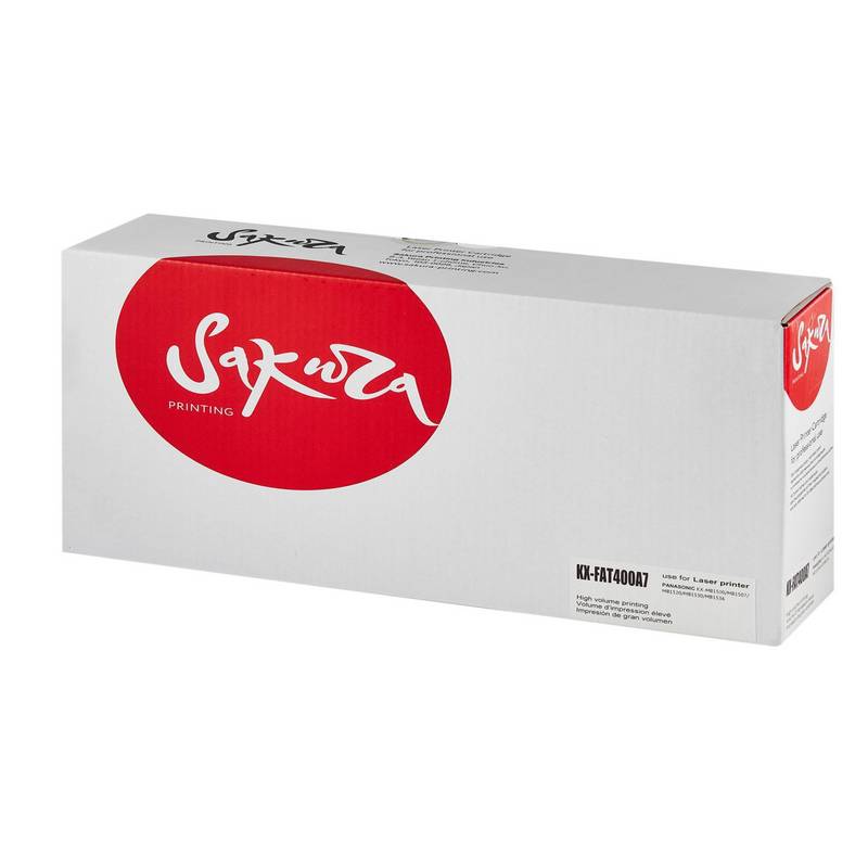 Картридж Sakura KXFAT400A7 для Panasonic KX-MB1500RU/KX-MB1520RU/KX-MB1530RU/KX-MB1536RU, черный, 1800 к.
