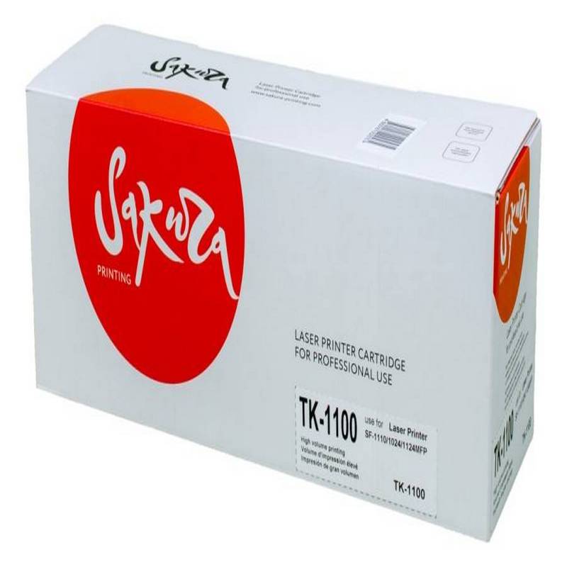 Картридж Sakura TK1100 (1T02M10NX0) для Kyocera Mita SF-1110/SF-1024/1124MFP, черный, 2100 к.