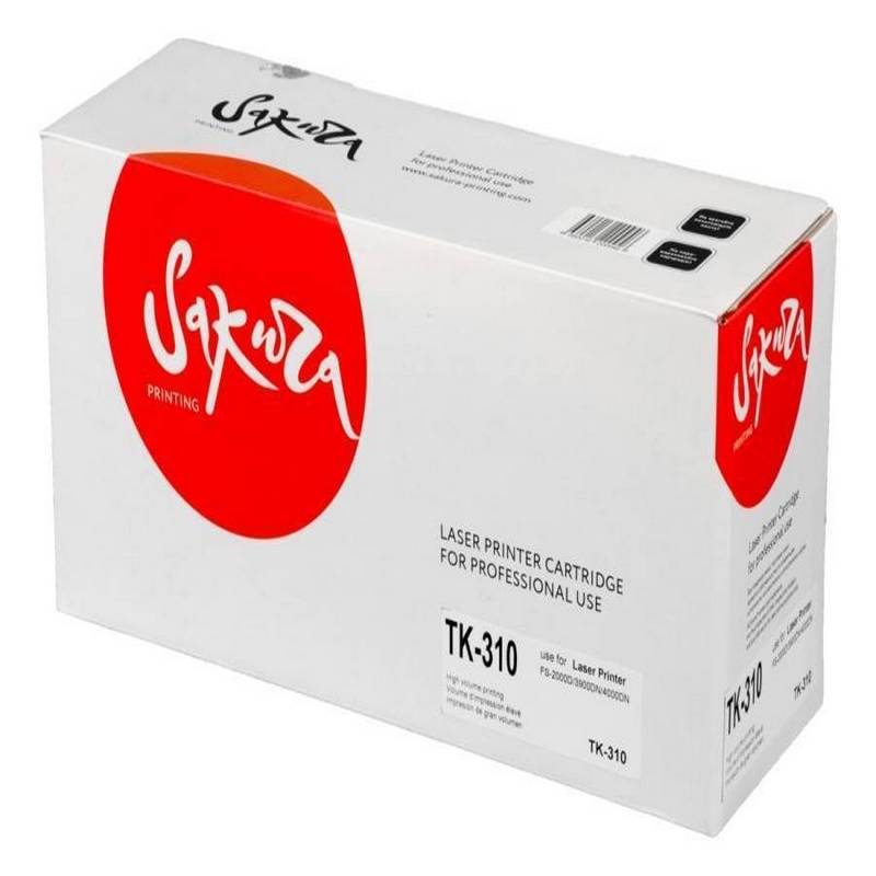 Картридж Sakura TK-310 (1T02F80EUC) для Kyocera Mita FS-2000D/FS-3820N/FS-3830N/FS-4000D, черный, 12000 к.