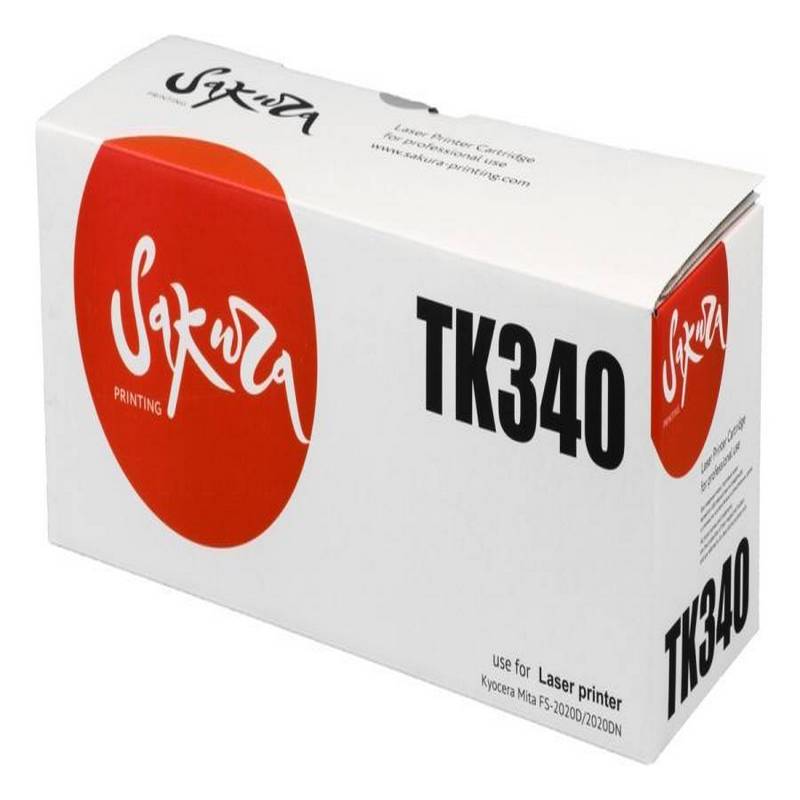 Картридж Sakura TK-340 (1T02J00EUC / 1T02J00EU0) для Kyocera Mita FS-2020D/FS-2020DN, черный, 12000 к.