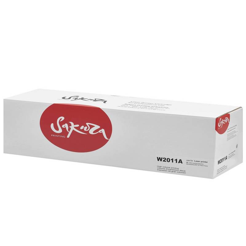 Картридж Sakura W2011A для HP Color LaserJet Enterprise M856dn/ M776dn/ MFP M776z/ MFP M776zs , голубой, 13000 к.