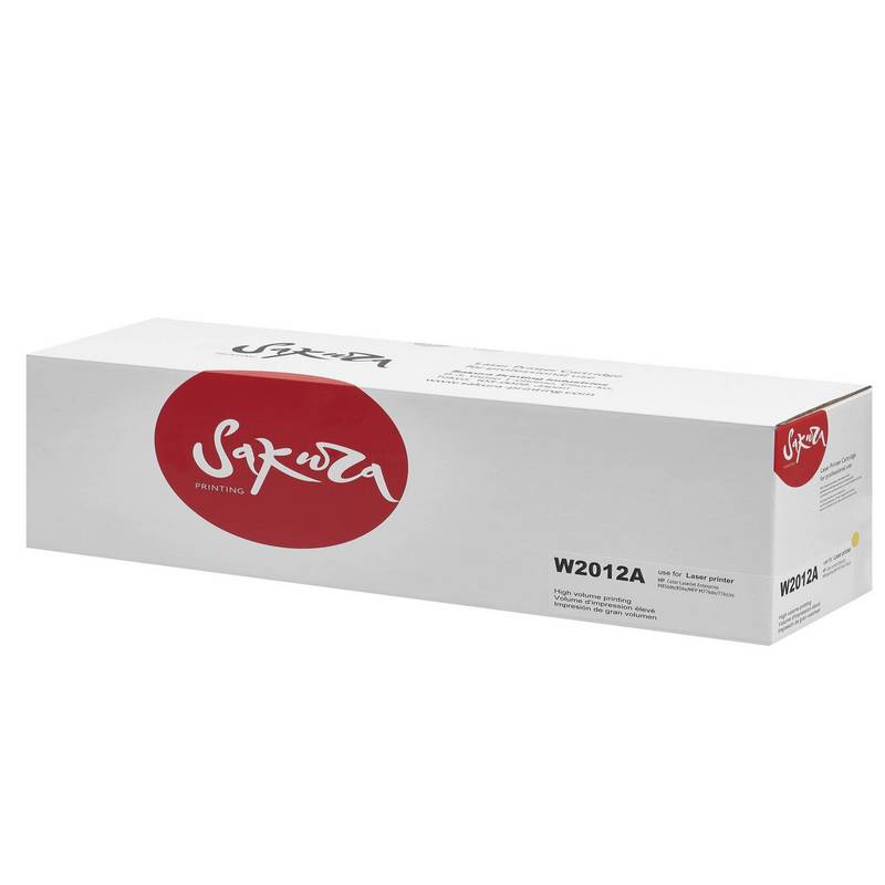 Картридж Sakura W2012A для HP Color LaserJet Enterprise M856dn/ M776dn/ MFP M776z/ MFP M776zs , желтый, 13000 к.