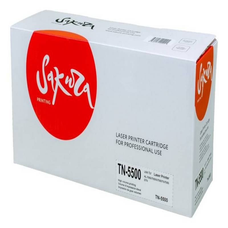 Картридж Sakura TN-5500 для Brother HL-7050/HL-7050N/HL-7050TN/HL-7050DTN, черный, 12000 к.