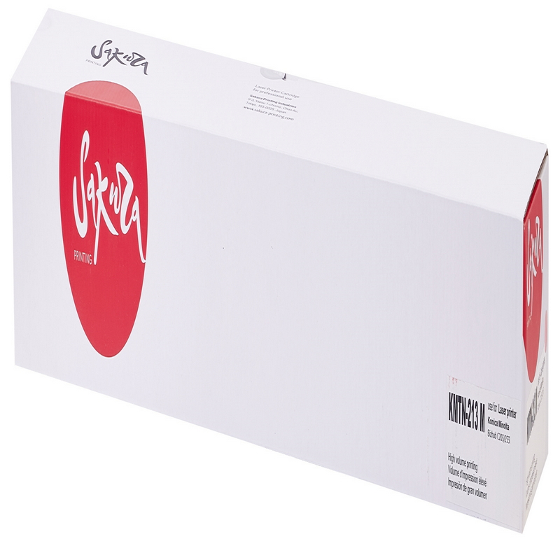Картридж Sakura KMTN-213M (A0D7352) для Konica Minolta bizhubС253/C203, пурпурный, 19000 к.   TN-213