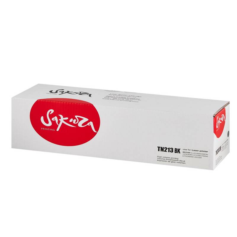 Картридж Sakura TN213BK для Brother DCP-L3550CDW/DCP-L3550/HL-L3230CDW/HL-L3230/MFC-L3770CDW/MFC-L3770, черный, 1400 к.  TN-213