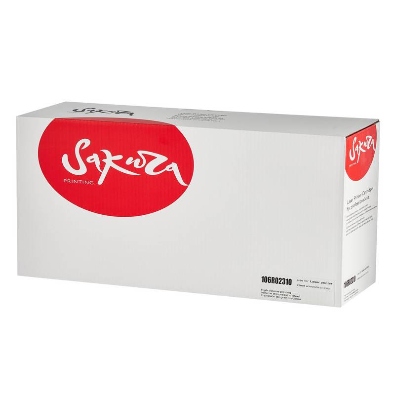 Картридж Sakura 106R02310 для XEROX WC_3315/WC_3325, черный, 5000 к.