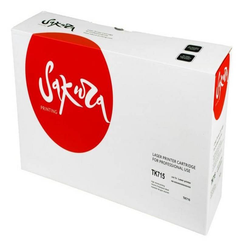 Картридж Sakura TK-715 (1T02GR0EU0) для Kyocera Mita KM-3050/KM-4050/KM-5050, черный, 34000 к. TK715