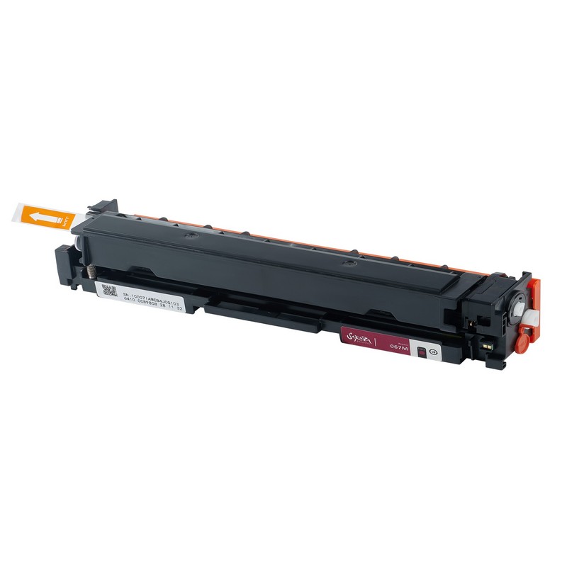 Картридж Sakura 067M ECO (5100C002) для Canon i-SENSYS LBP-631 LBP-633 MF651 MF655 MF657, пурпурный, 1300 к. ECO (чип без счетчика копий)