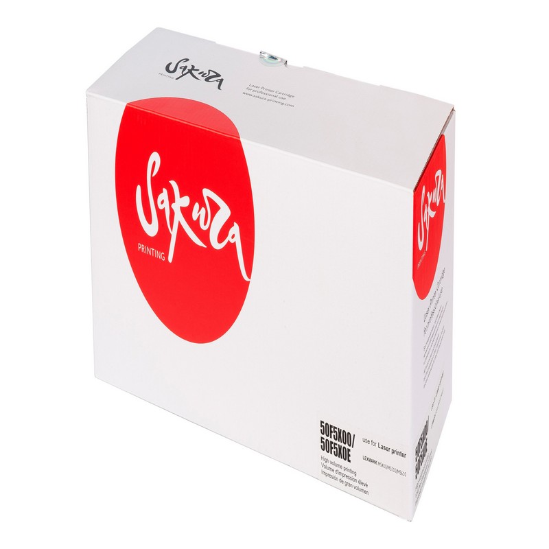 Картридж Sakura 50F5X00 50F5X0E для Lexmark MS410 MS510 MS610, черный, 10000 к.