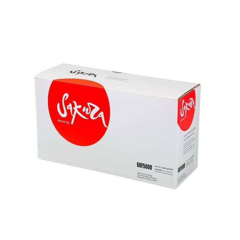 Картридж Sakura 60F5000 для Lexmark MX310/MX410/MX510/MX51/MX611, черный, 2500 к.